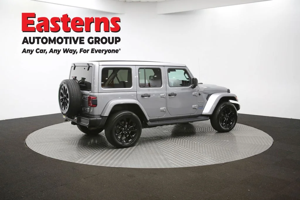 Used 2021 Silver Jeep Unlimited Sahara 4xe image 43