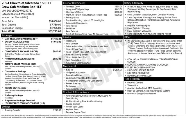 Used 2024 White Chevrolet LT image 39