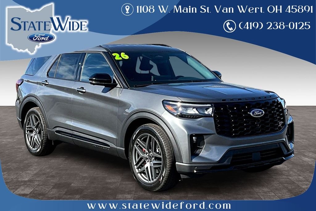 New 2026 Carbonized Gray Metallic Ford ST image 1