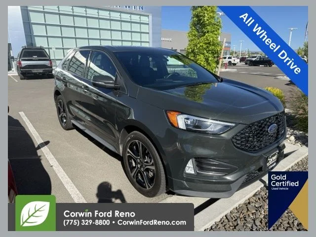 Certified Used 2022 Green Metallic Ford ST image 1