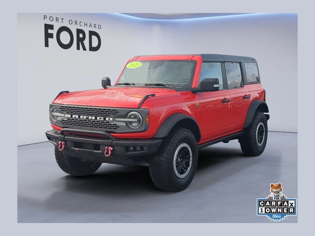 Used 2023 Race Red Ford Badlands image 1