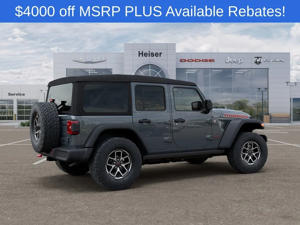 New 2026 Gray Jeep Rubicon image 4