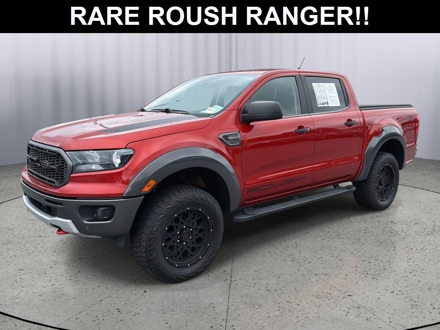 Used 2022 Hot Pepper Red Metallic Tinted Clearcoat Ford XLT Roush image 1