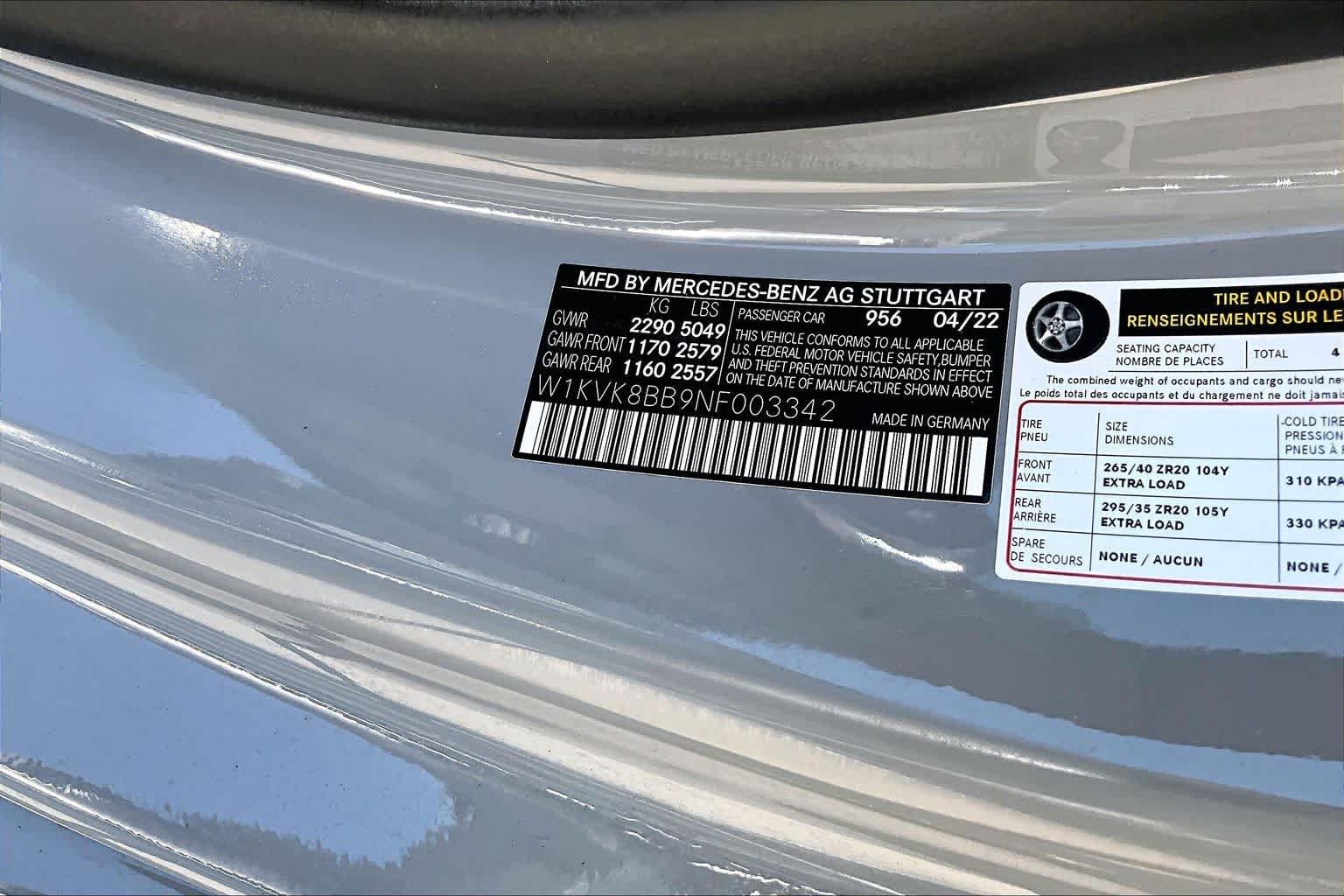 Used 2022 MANUFAKTUR Alpine Grey Mercedes-Benz AMG® SL 63 image 35