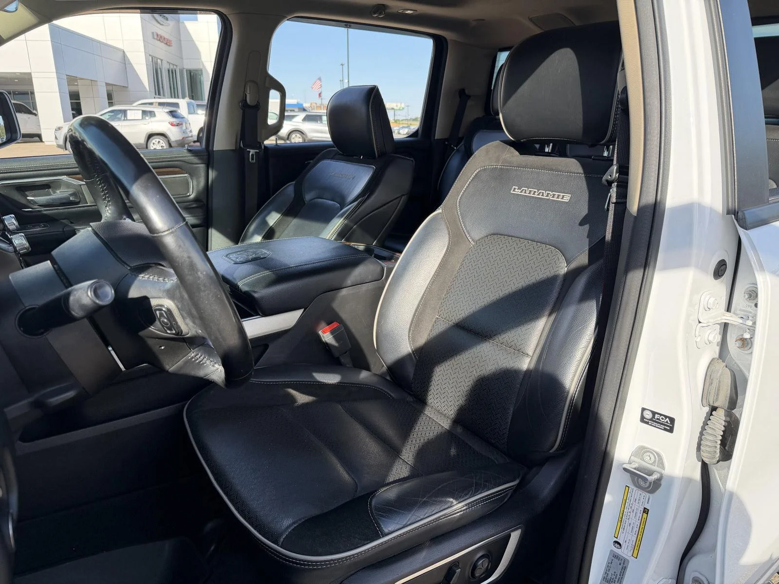 Used 2021 Bright White Clearcoat Ram Laramie image 18