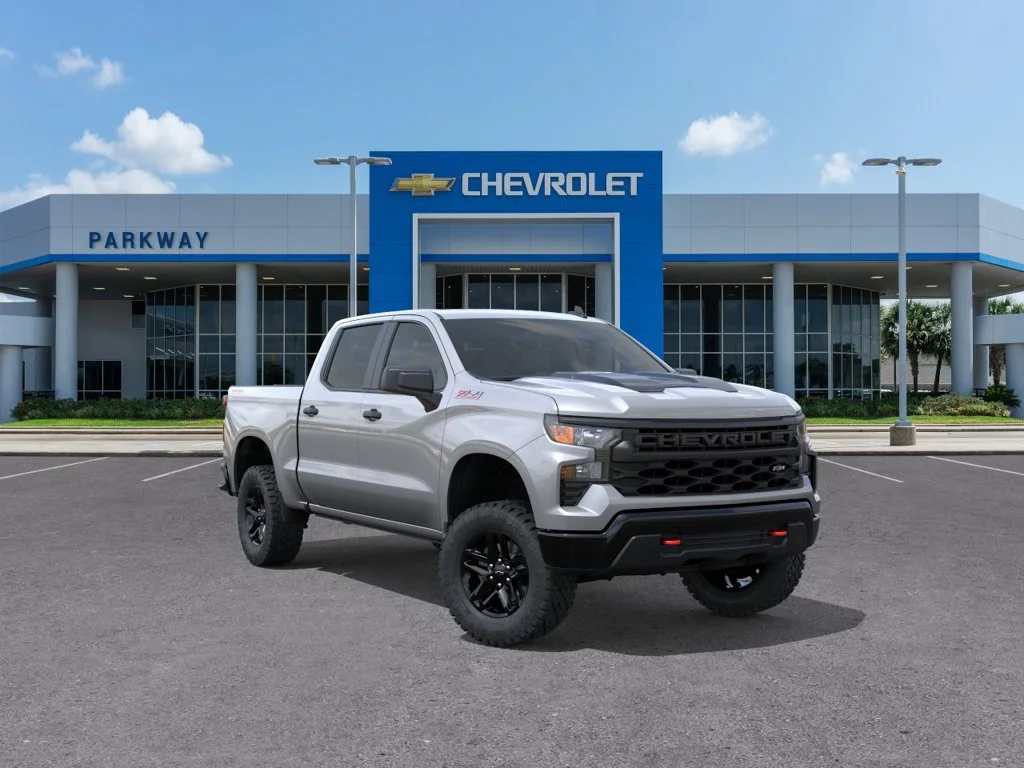 New 2026 Sterling Gray Metallic Chevrolet Custom Trail Boss image 1