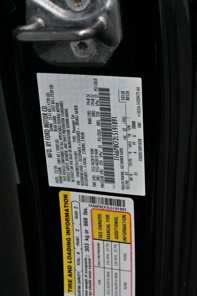 Used 2020 Shadow Black Ford GT image 34