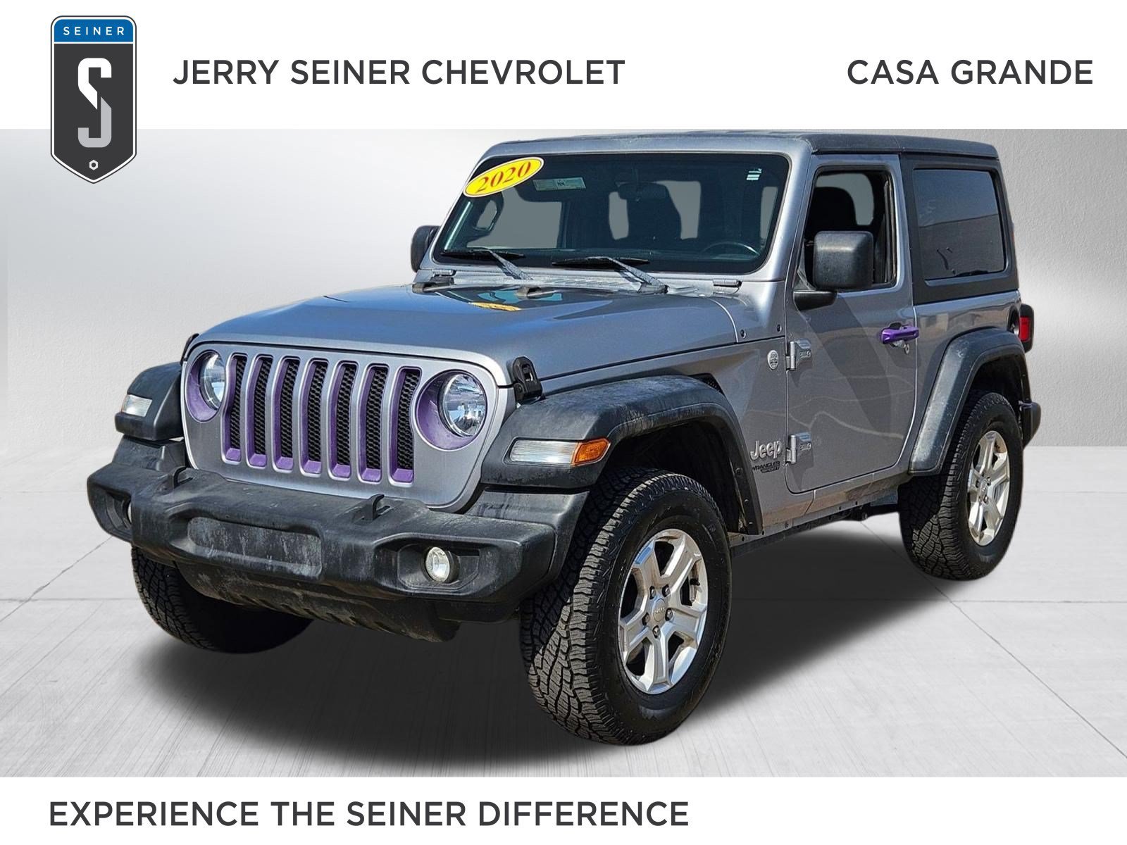 Certified Used 2020 Silver Jeep Sport S 4x4 image 1