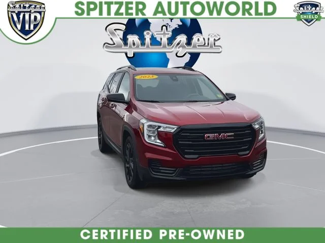 Used 2023 Red GMC SLE image 3