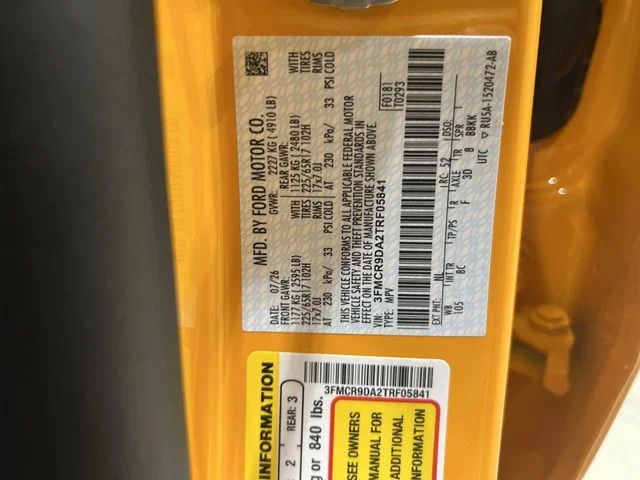 New 2026 Orange Fury Metallic Tri-Coat Ford Badlands® image 31