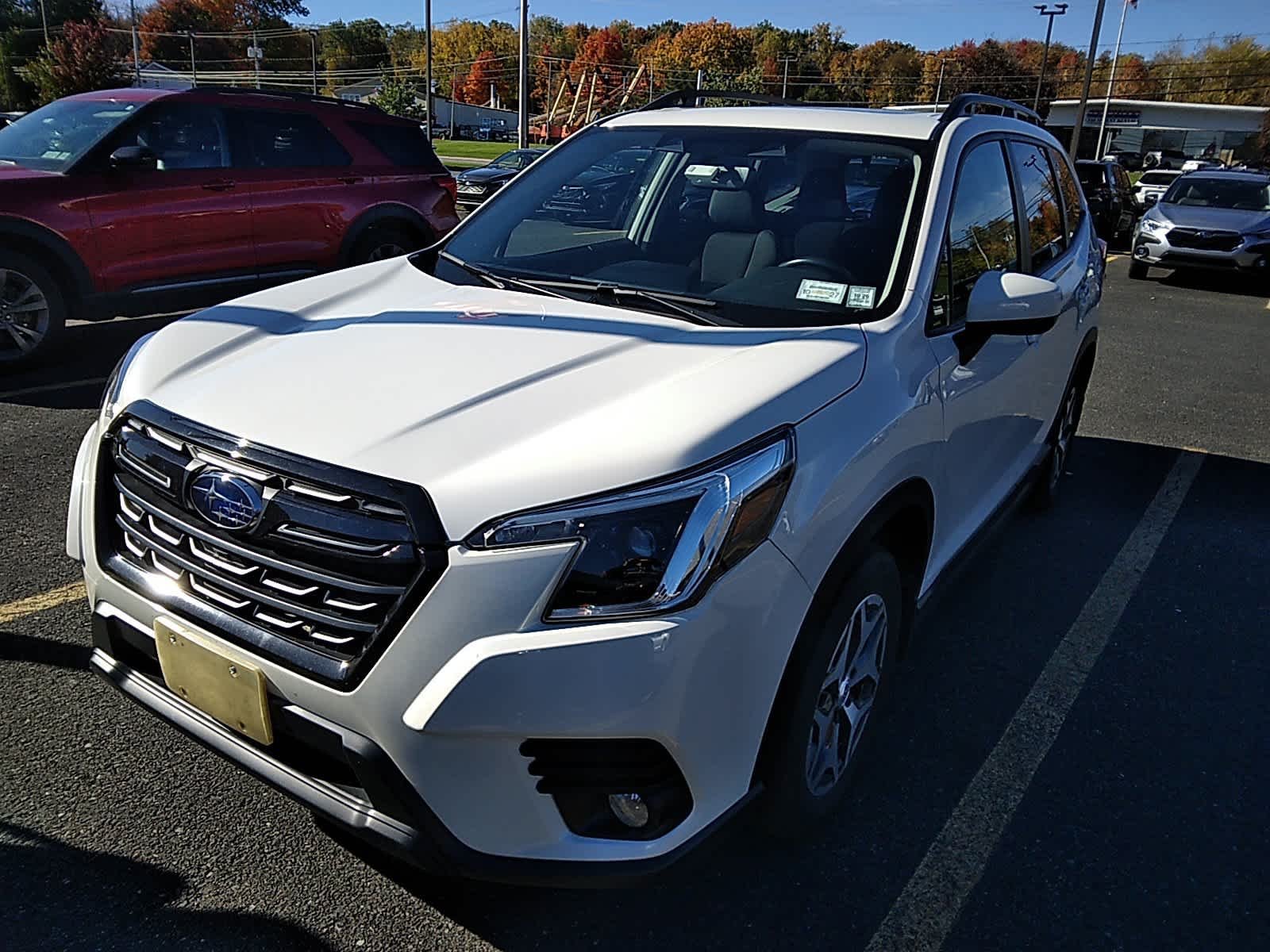 Certified Used 2023 Crystal White Pearl Subaru Premium image 1
