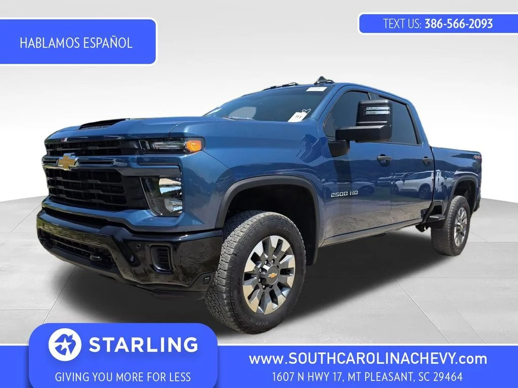 Used 2025 Lakeshore Blue Metallic Chevrolet Custom image 1
