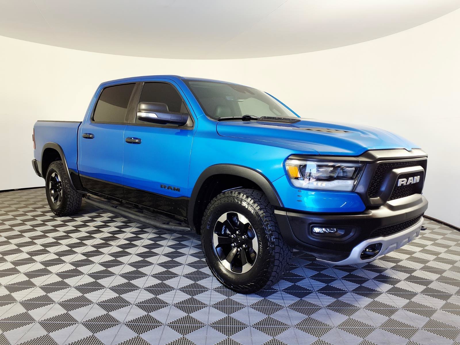 Certified Used 2021 Hydro Blue Pearlcoat Ram Rebel image 3