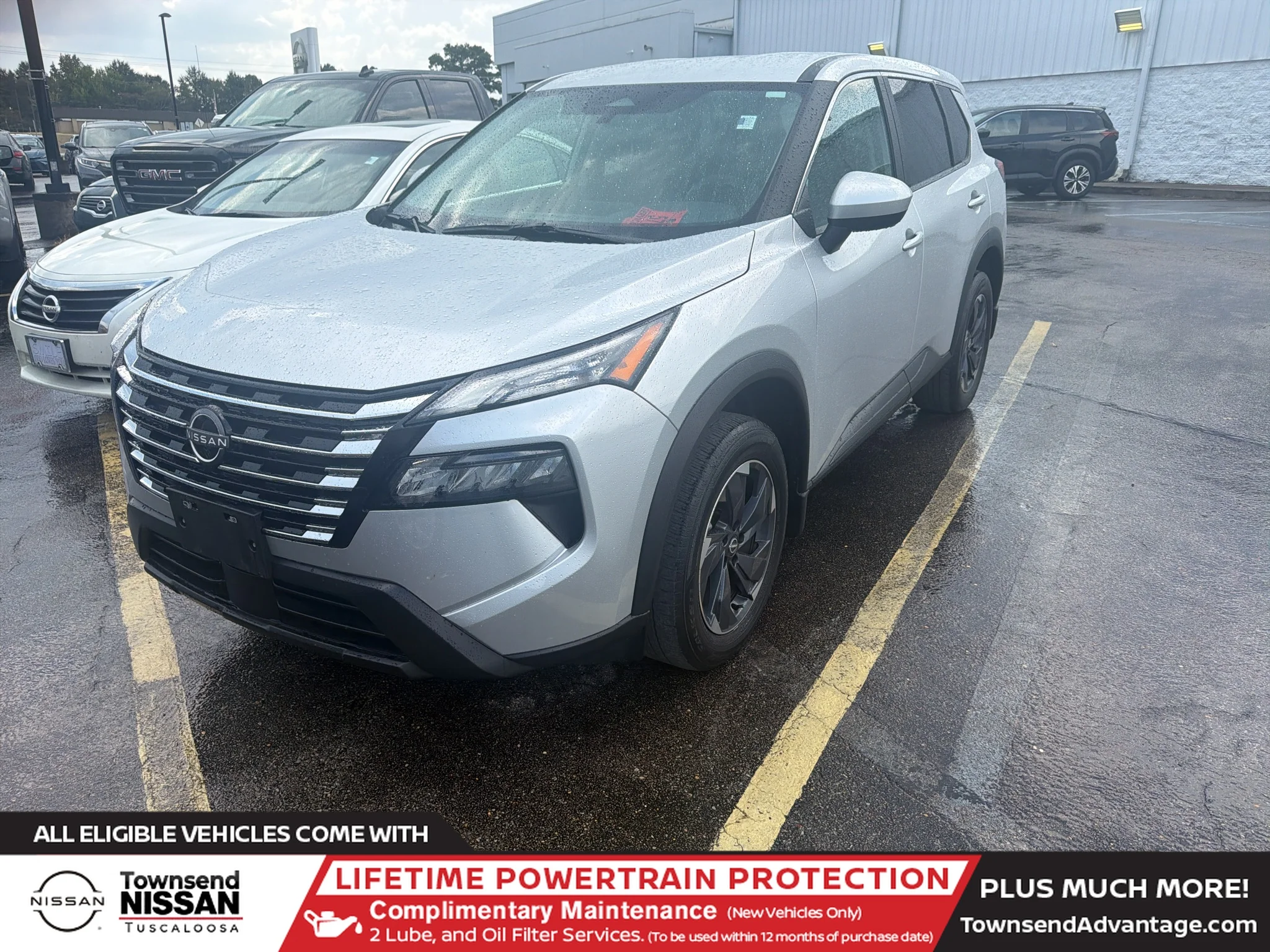 Certified Used 2025 Brilliant Silver Metallic Nissan SV image 1