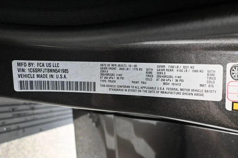 Used 2021 Gray Ram Laramie image 56