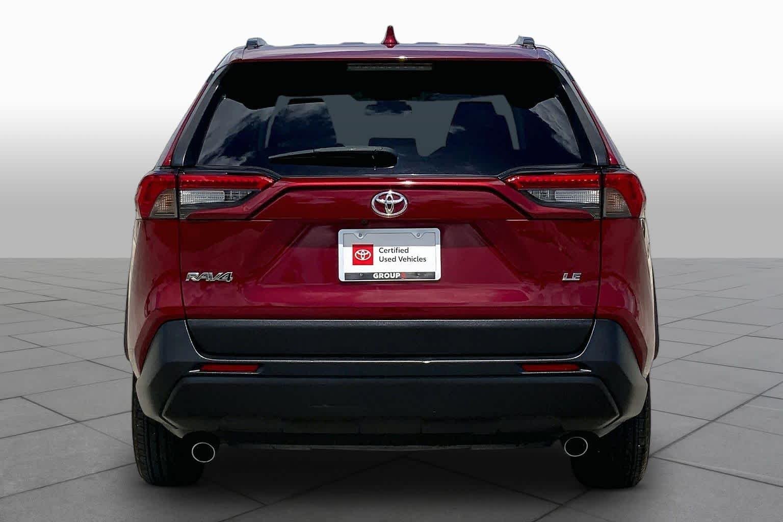 Used 2021 Ruby Flare Pearl Toyota LE image 5