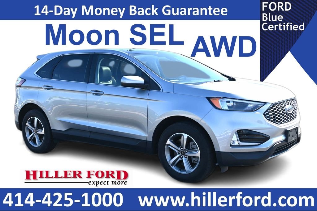 Certified Used 2023 Silver Metallic Ford SEL image 1