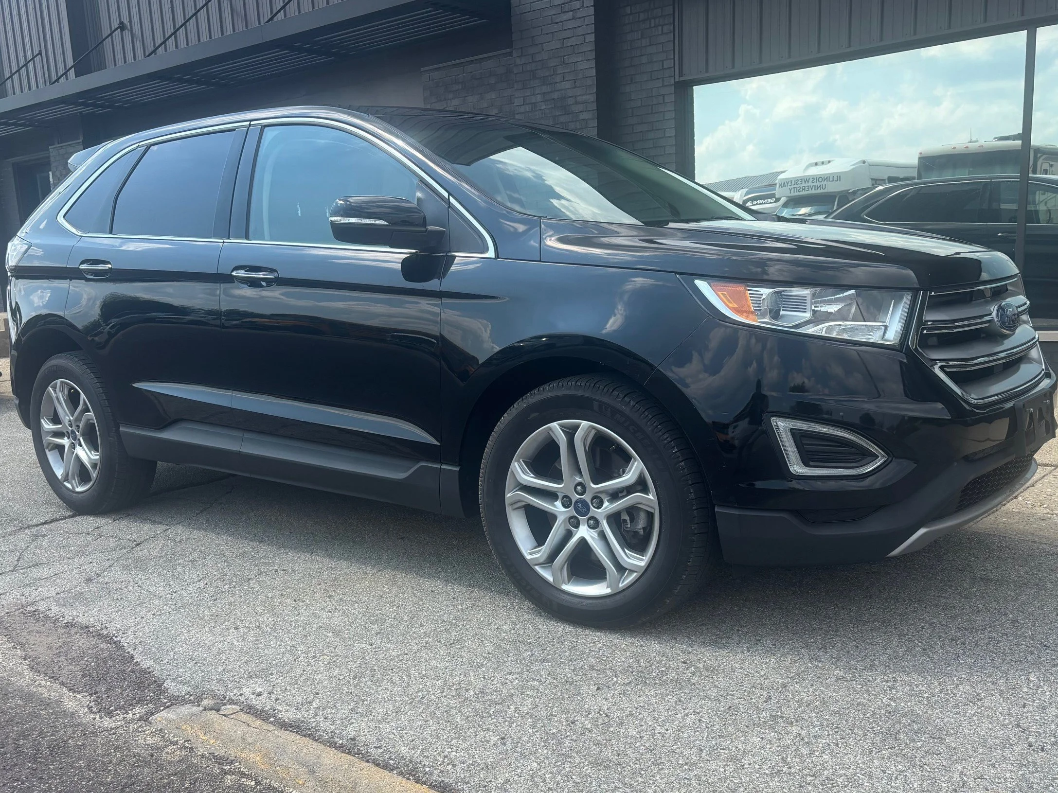 Used 2017 Shadow Black Ford Titanium image 3