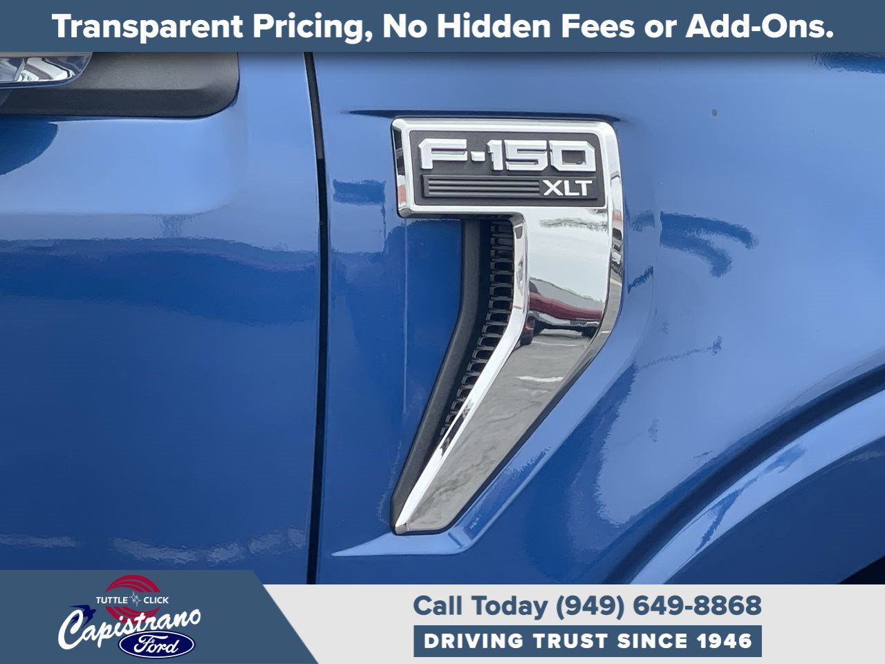 New 2025 Atlas Blue Metallic Ford XLT image 8