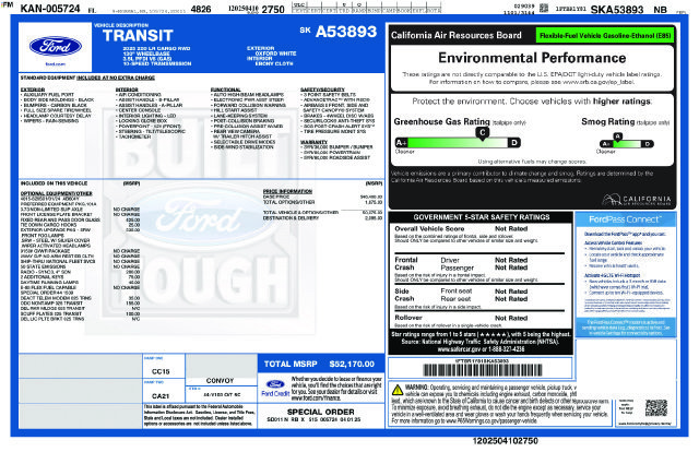 Used 2025 White Ford Base image 4