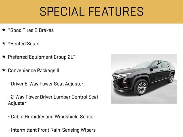 Used 2026 Mosaic Black Metallic Chevrolet LT image 6
