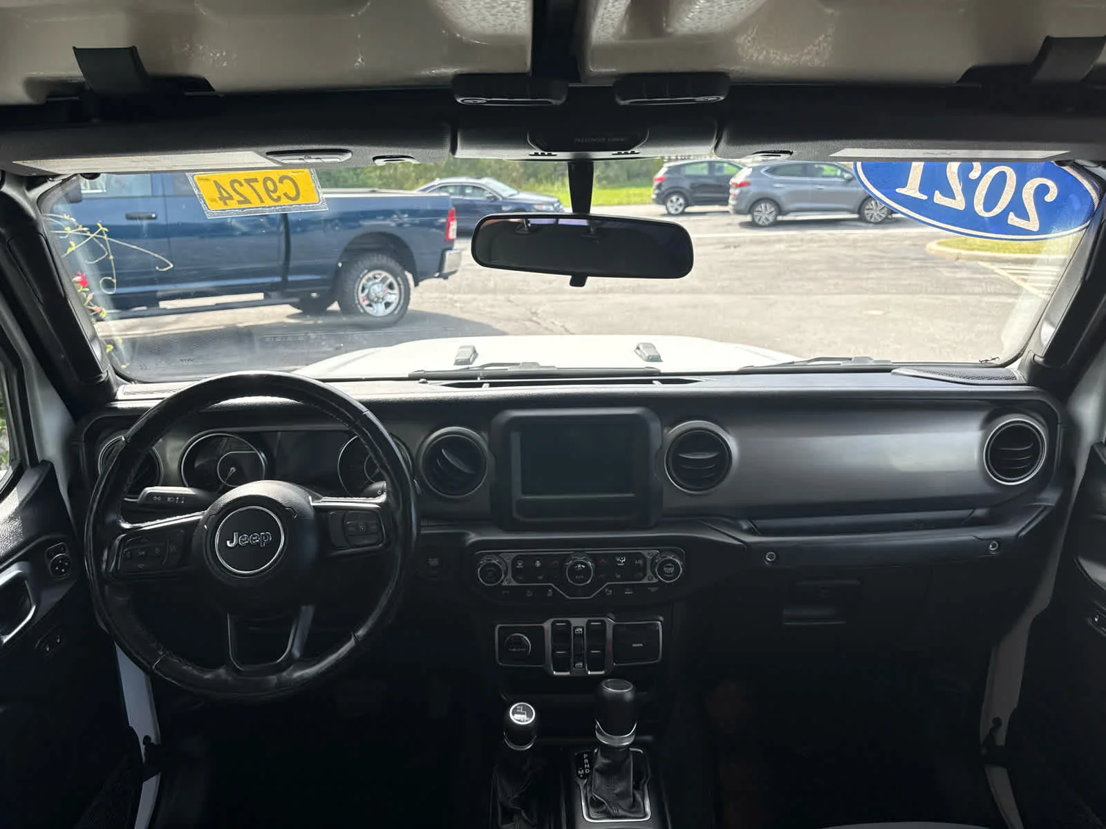 Used 2021 Bright White Clearcoat Jeep Sport S image 21