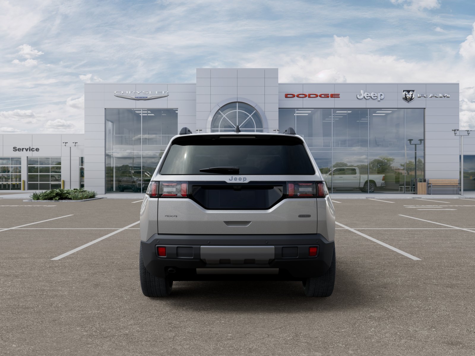 New 2026 Silver Zynith Clear-Coat Exterior Paint Jeep Overland 4x4 image 7