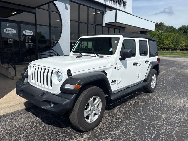 Used 2022 White Jeep Unlimited Sport S image 2