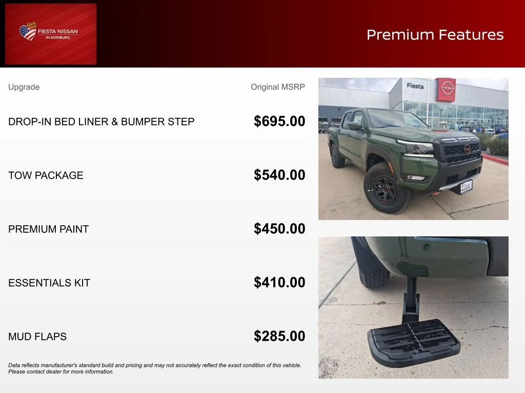 New 2026 Tactical Green Metallic Nissan Crew Cab PRO-4X® image 3