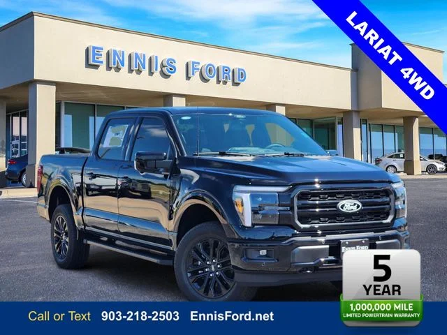 New 2026 Agate Black Metallic Ford Lariat® image 1
