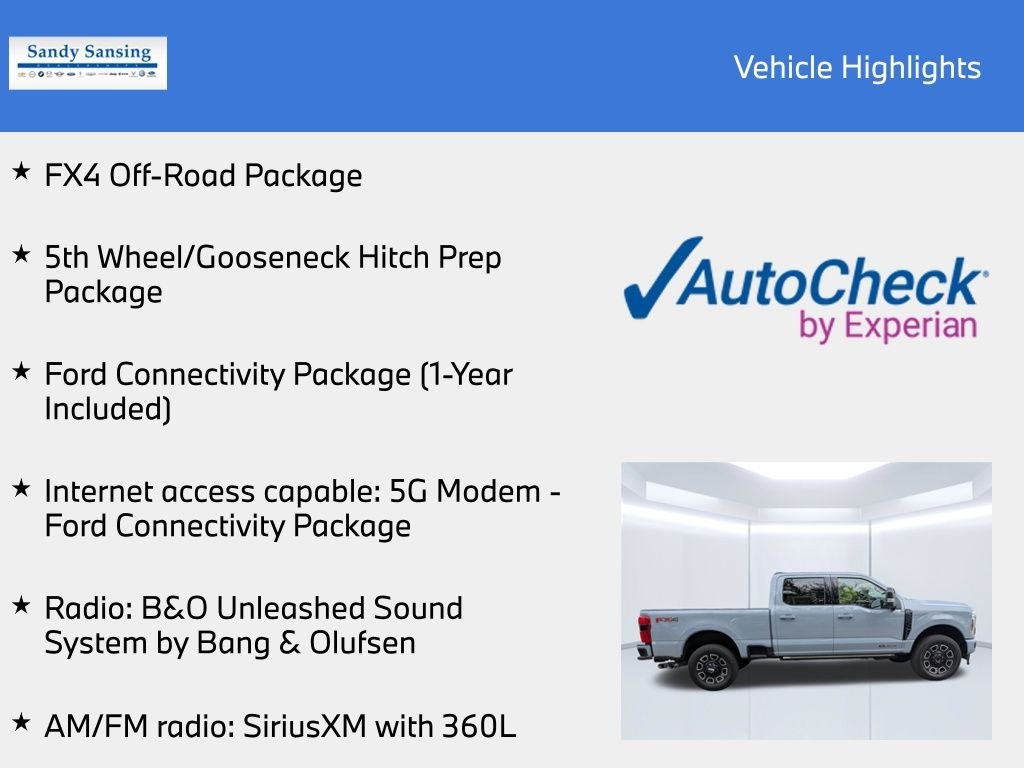 New 2026 Glacier Gray Metallic Tri-Coat Ford F-250® Platinum® image 9