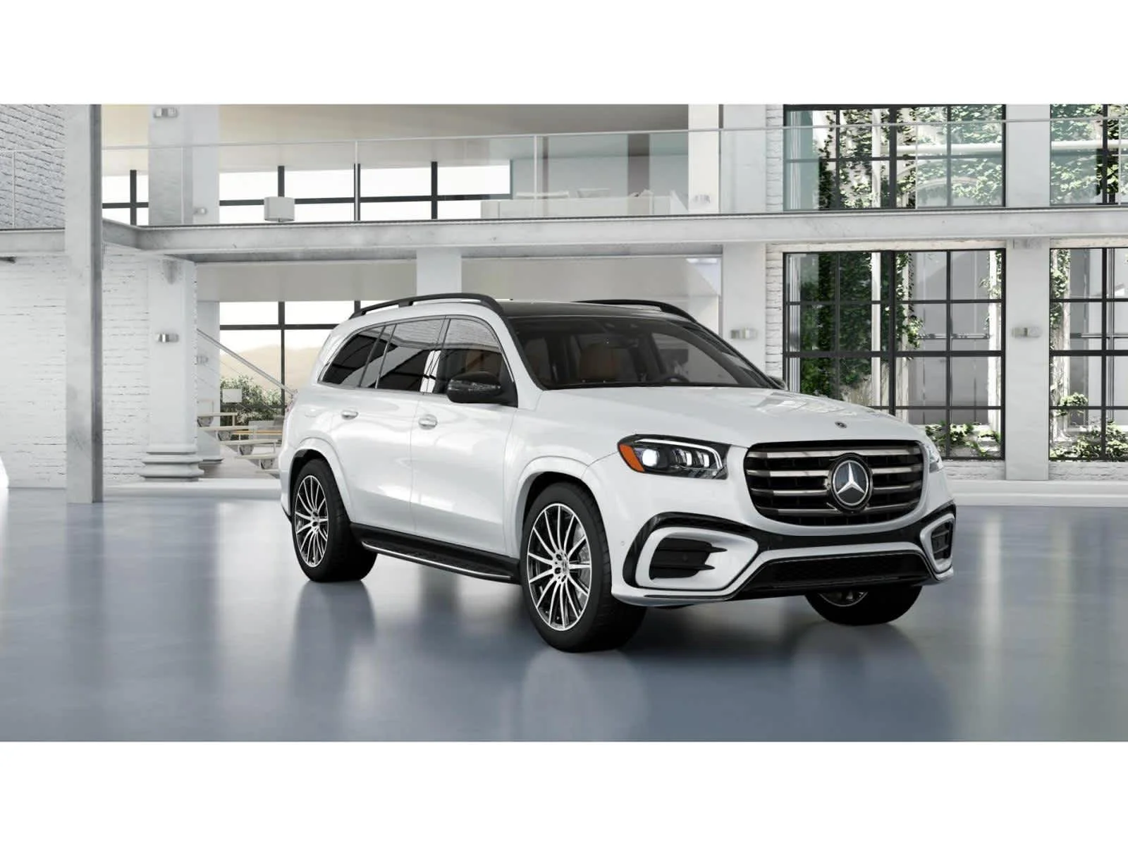 Used 2024 MANUFAKTUR Moonlight White Metallic Mercedes-Benz GLS 450 image 9