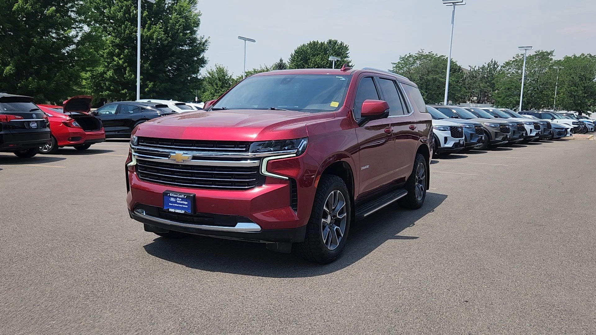 Used 2021 Cherry Red Tintcoat Chevrolet LT image 2