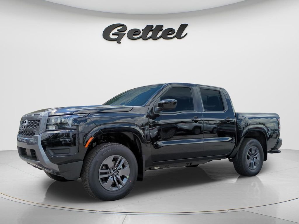 Super Black 2026 Nissan Frontier SV Crew Cab 4WD Pickup Truck Four-Wheel Drive 9-Speed Automatic Overdrive