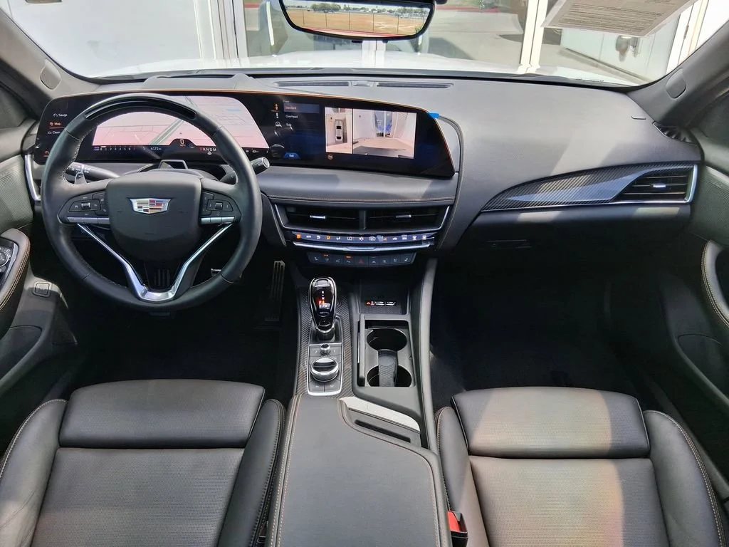 Certified Used 2025 Crystal White Tricoat Cadillac Sport image 9