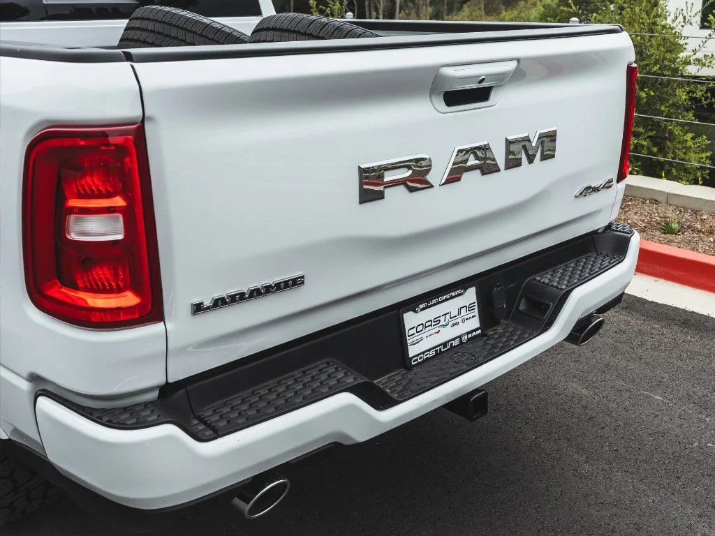 New 2026 Bright White Clear-Coat Exterior Paint RAM Laramie image 11