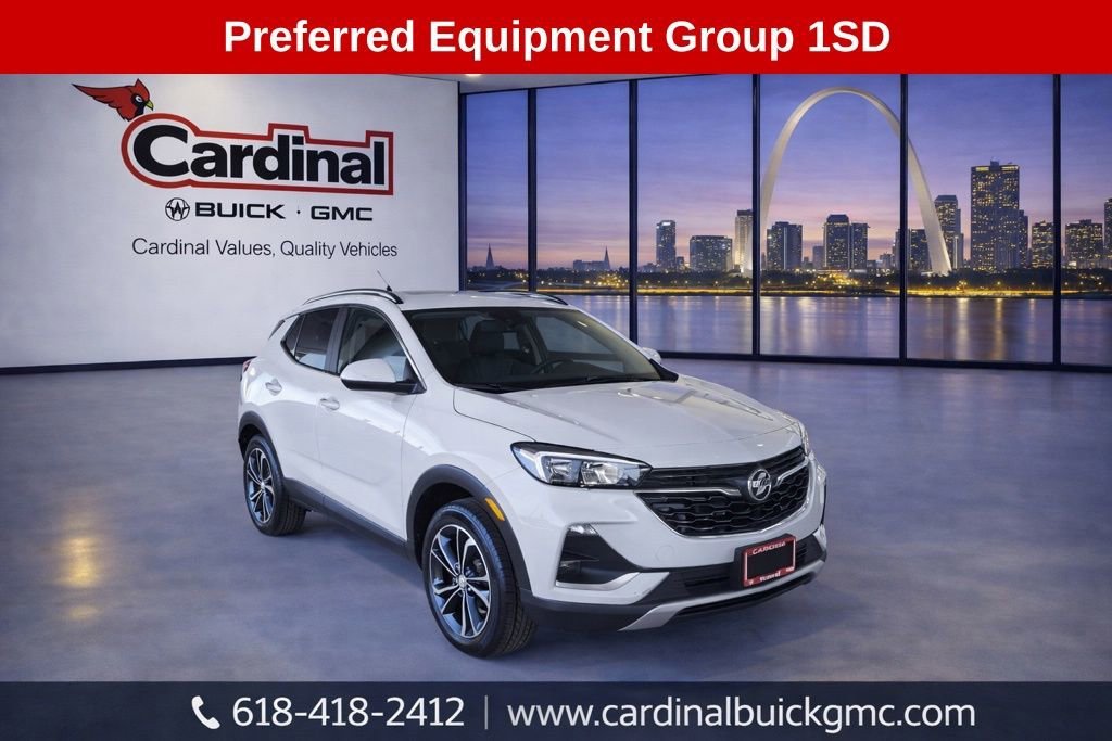 Summit White 2023 Buick Encore GX Select AWD SUV / Crossover All-Wheel Drive