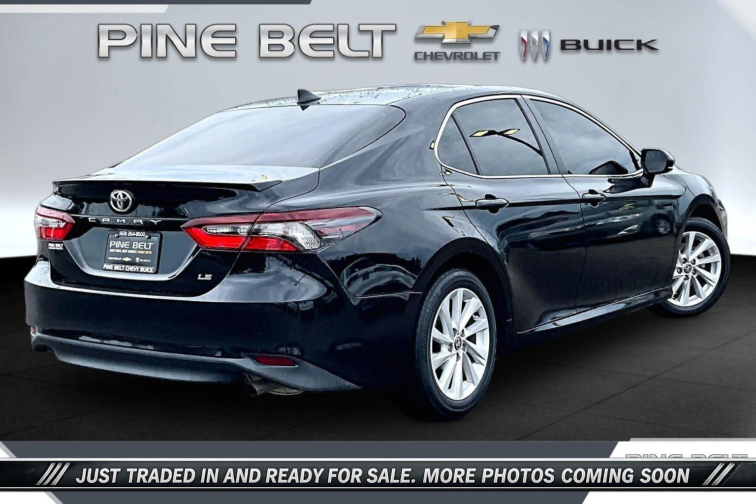 Used 2023 Midnight Black Metallic Toyota LE image 11