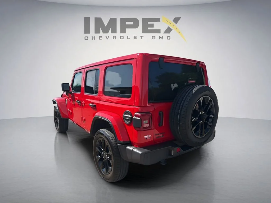 Used 2025 Red Jeep Sahara image 3