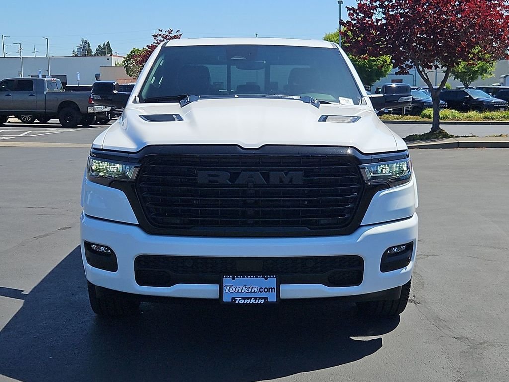 New 2026 Bright White Clear-Coat Exterior Paint RAM Laramie image 9