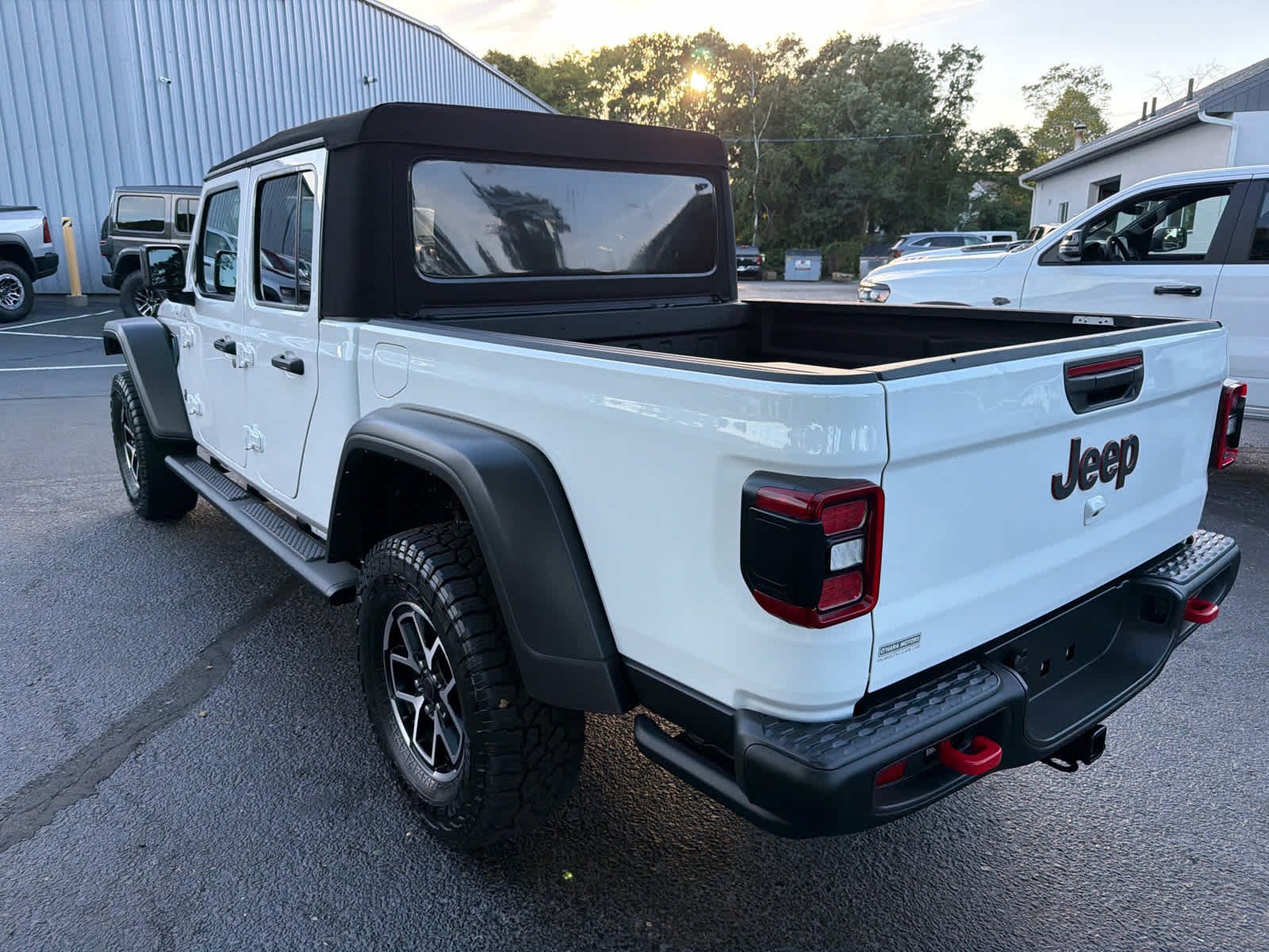 Used 2024 Bright White Clearcoat Jeep Rubicon image 6