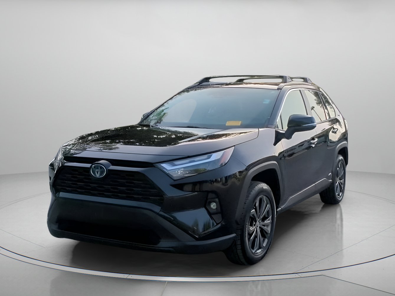 Used 2023 Midnight Black Metallic Toyota Hybrid XLE Premium image 9