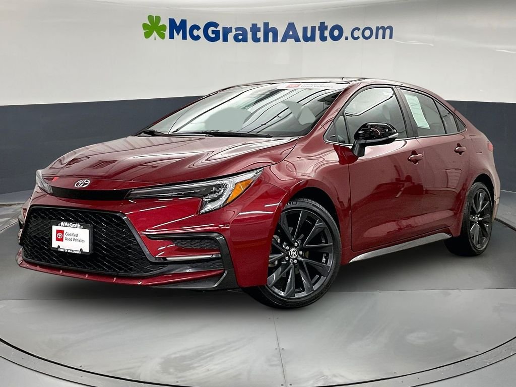 Used 2023 Red Toyota SE image 2