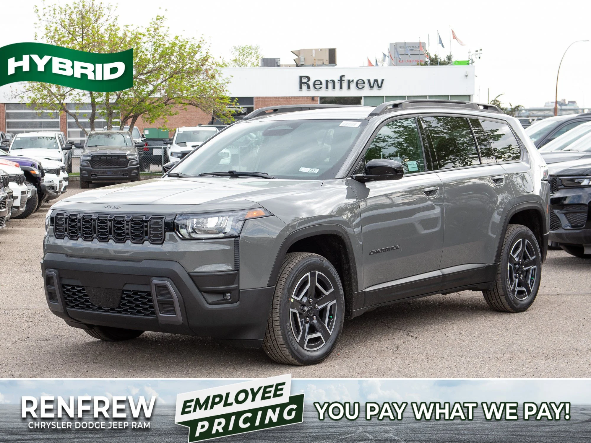 New 2026 Grey Jeep Laredo * Hybrid image 1