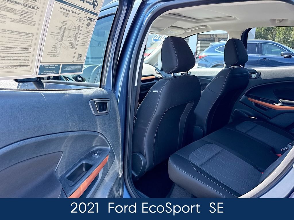 Used 2021 Blue Ford SE image 37