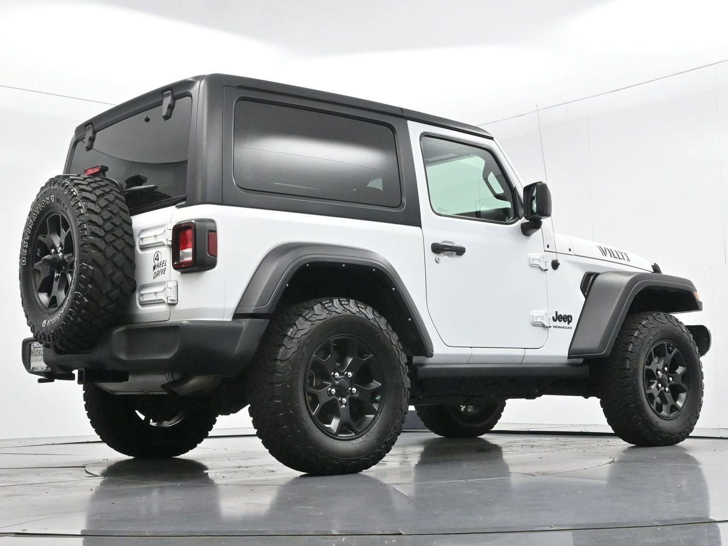 Used 2022 Bright White Clearcoat Jeep Willys image 47