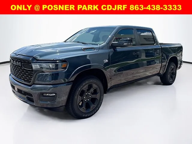 New 2026 Forged Blue Metallic Exterior Paint RAM BIG HORN image 1