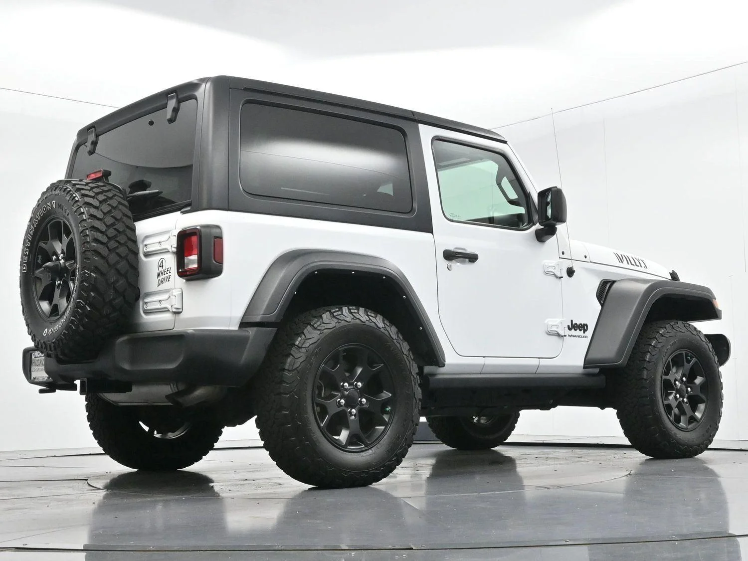 Used 2022 Bright White Clearcoat Jeep Willys image 47