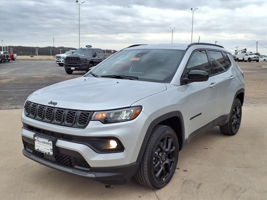 New 2026 Silver Zynith Metallic Clear-Coat Exterior Paint Jeep Latitude image 3