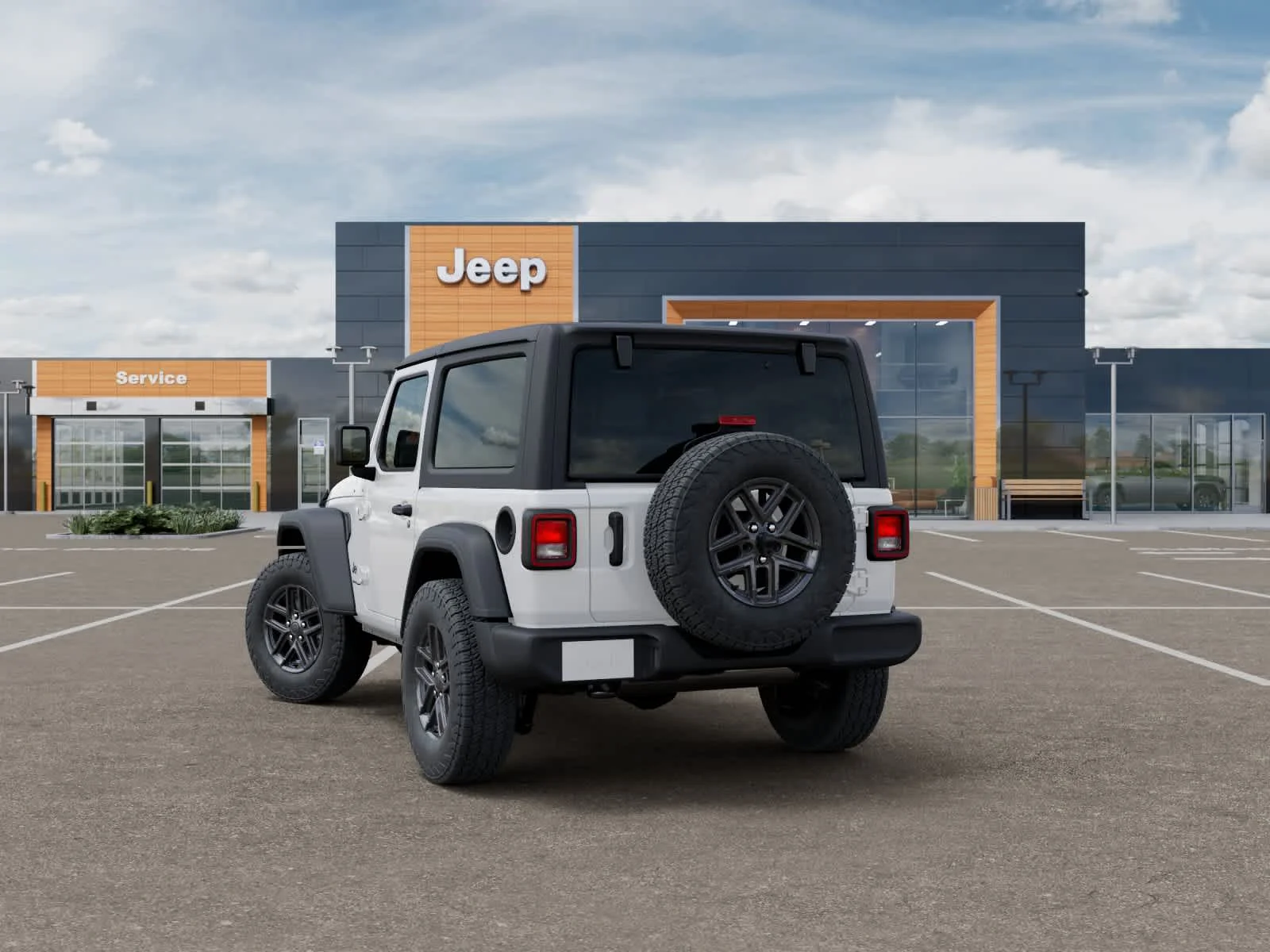 New 2026 Bright White Clearcoat Jeep Sport S image 3